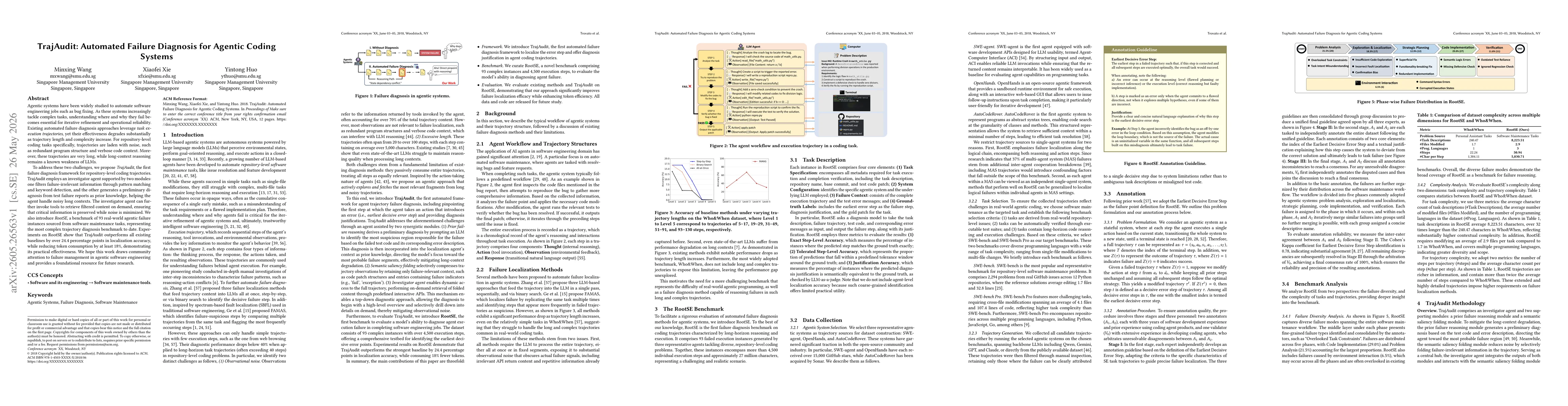 Thumbnail for TrajAudit: Automated Failure Diagnosis for Agentic Coding Systems