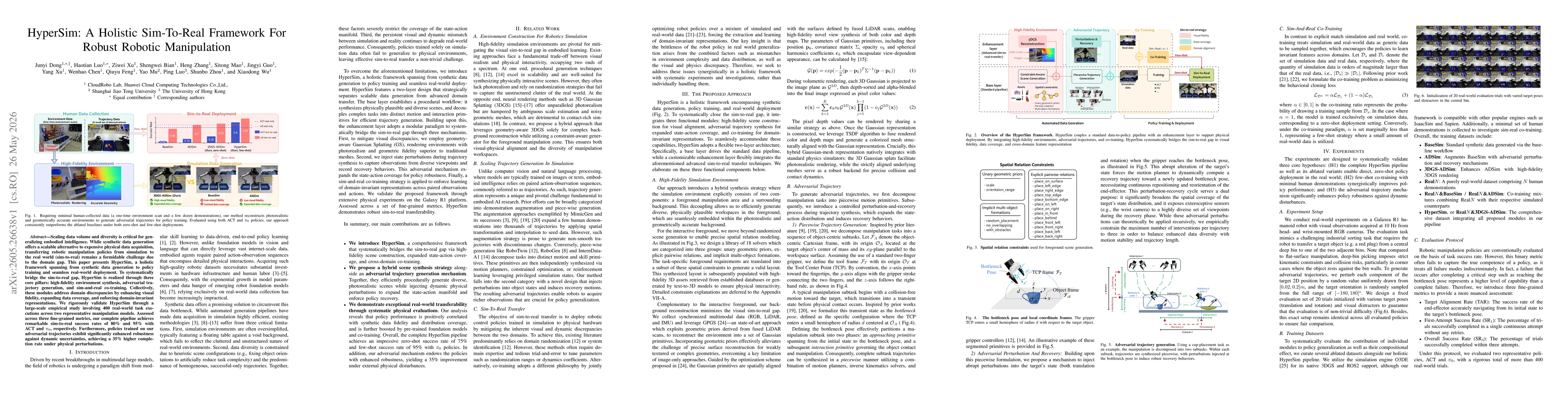 Thumbnail for HyperSim: A Holistic Sim-To-Real Framework For Robust Robotic Manipulation