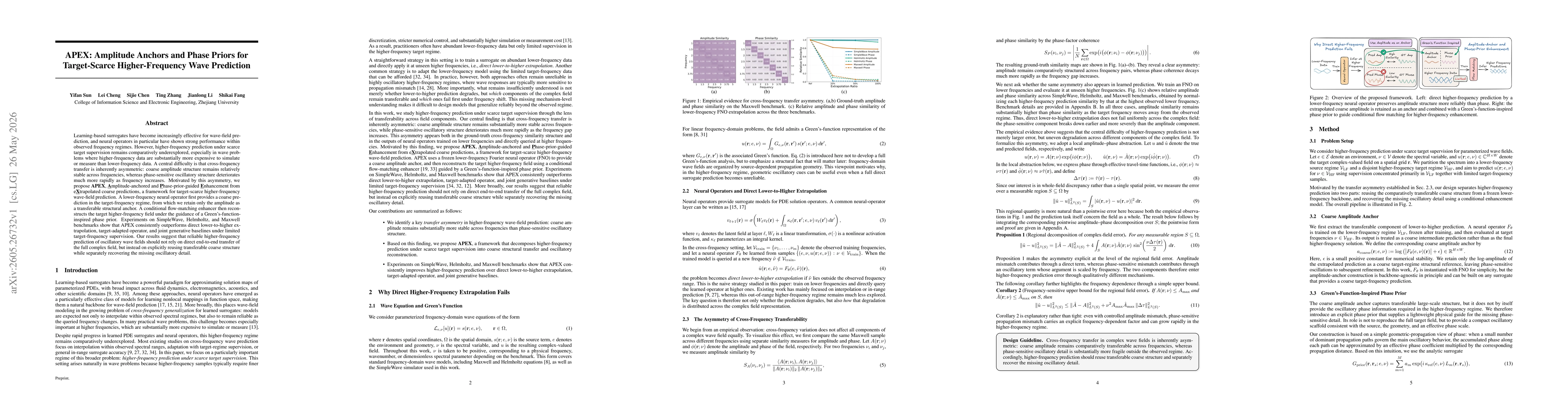 Thumbnail for APEX: Amplitude Anchors and Phase Priors for Target-Scarce Higher-Frequency Wave Prediction