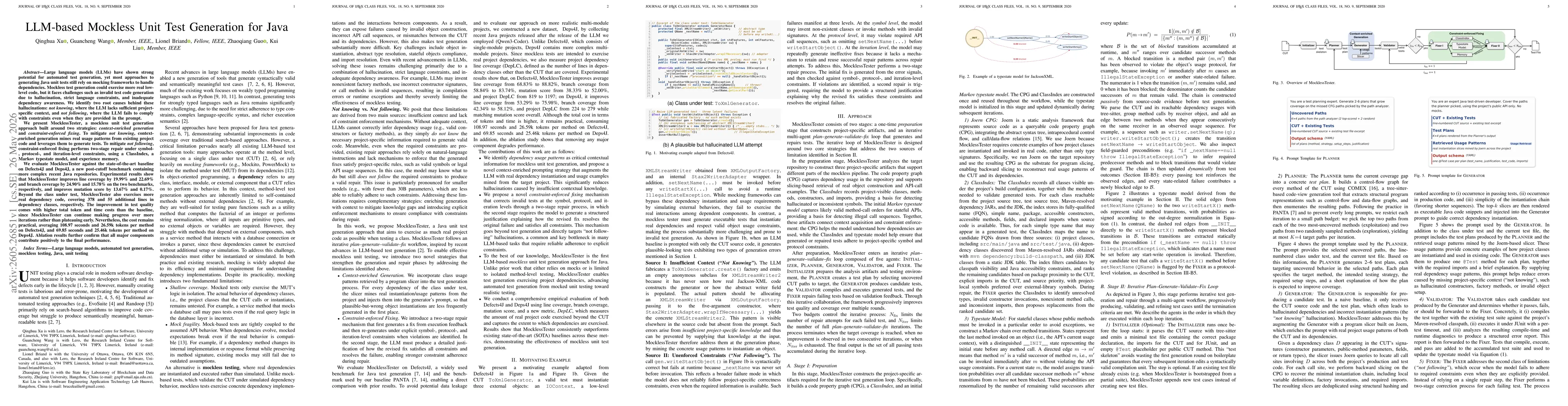 Thumbnail for LLM-based Mockless Unit Test Generation for Java