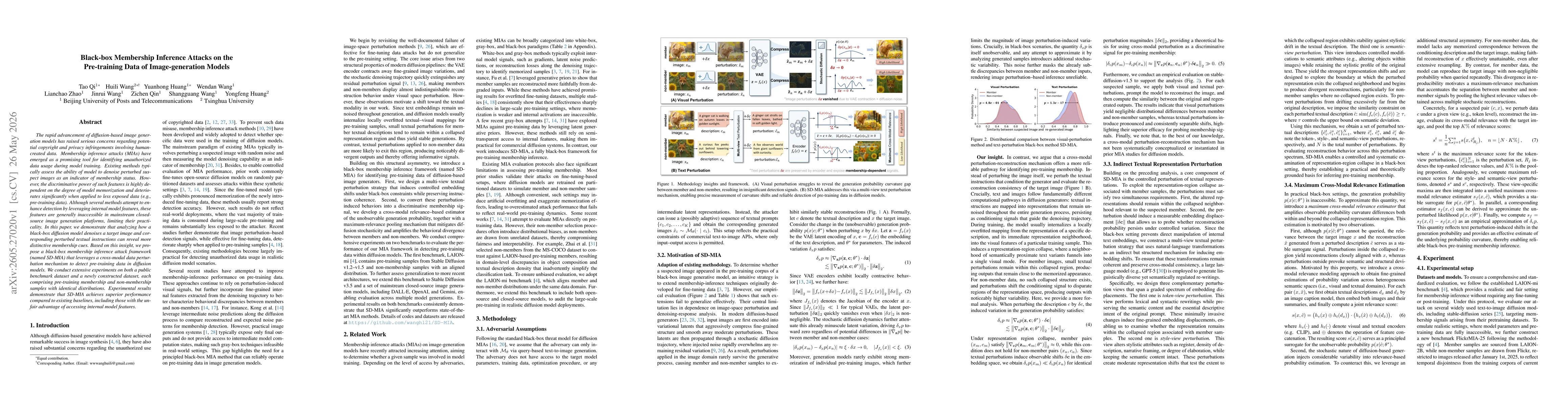 Thumbnail for Black-box Membership Inference Attacks on the Pre-training Data of Image-generation Models