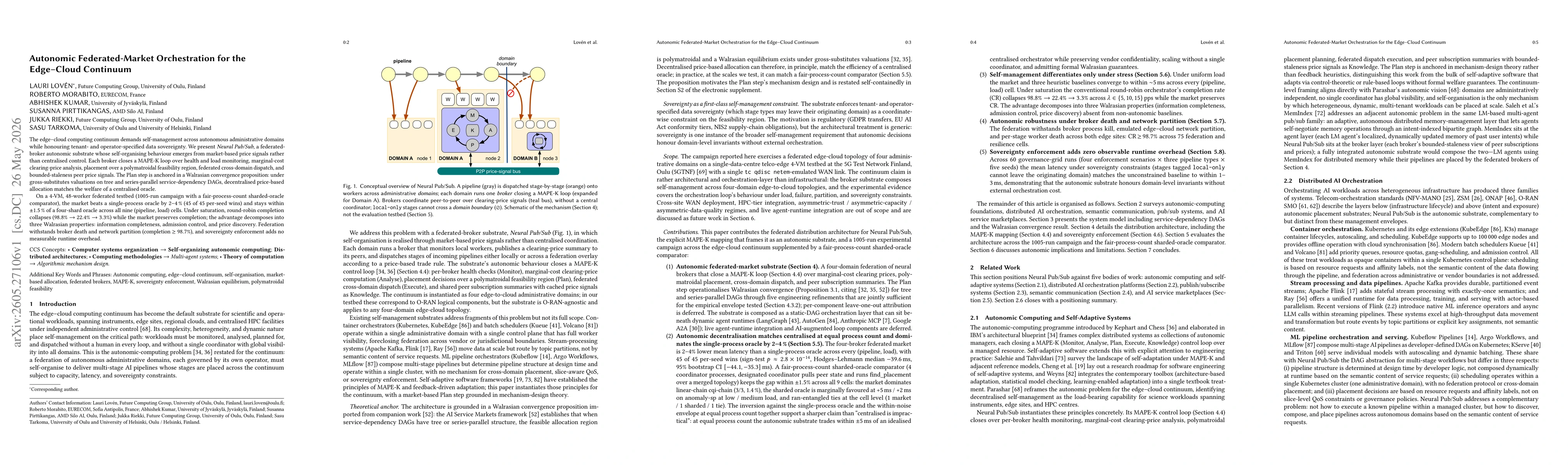 Thumbnail for Autonomic Federated-Market Orchestration for the Edge-Cloud Continuum