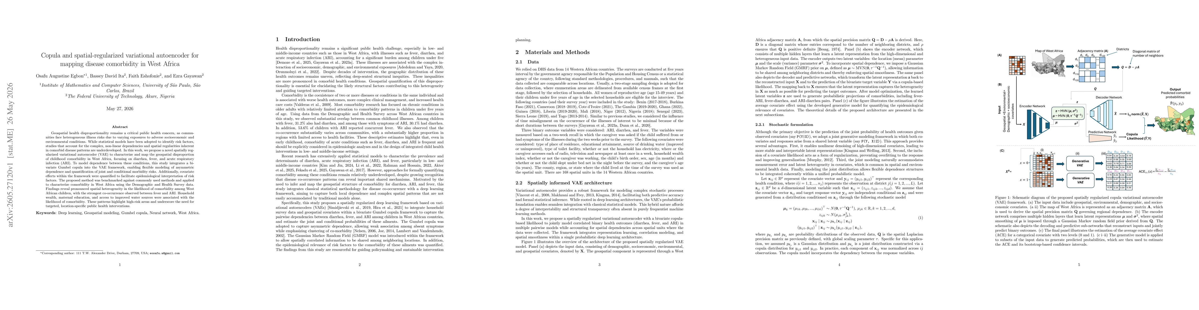 Thumbnail for Copula and spatial-regularized variational autoencoder for mapping disease comorbidity in West Africa