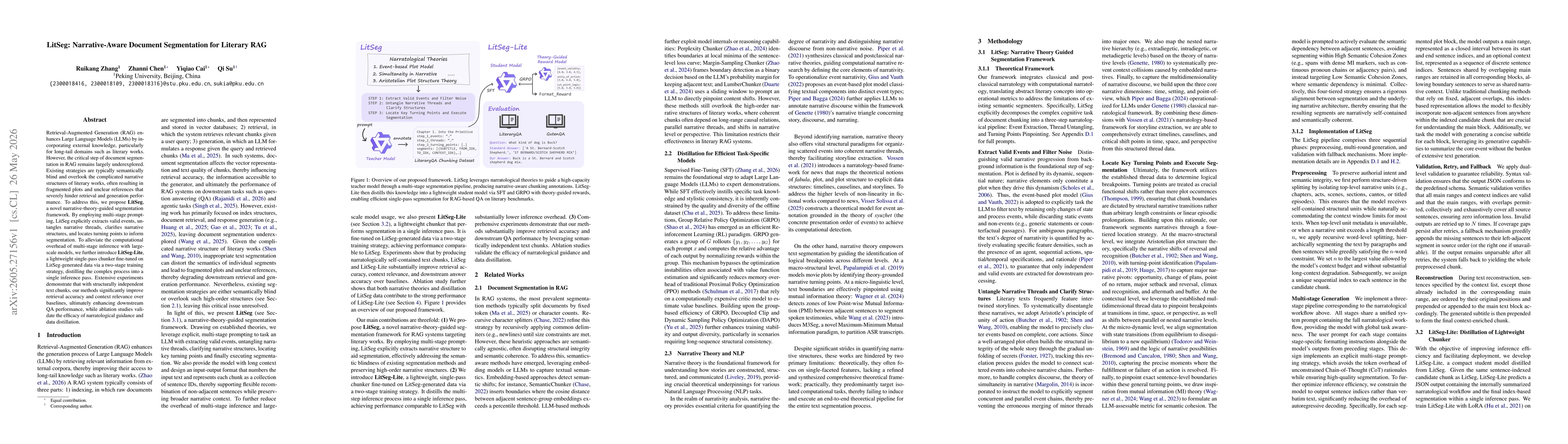 Thumbnail for LitSeg: Narrative-Aware Document Segmentation for Literary RAG