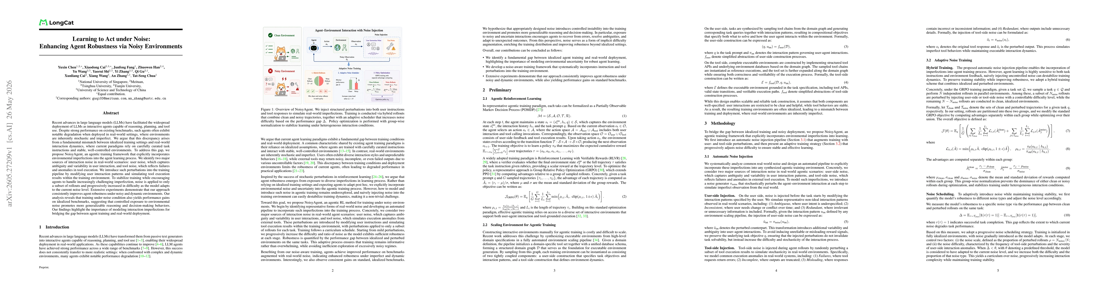 Thumbnail for Learning to Act under Noise: Enhancing Agent Robustness via Noisy Environments