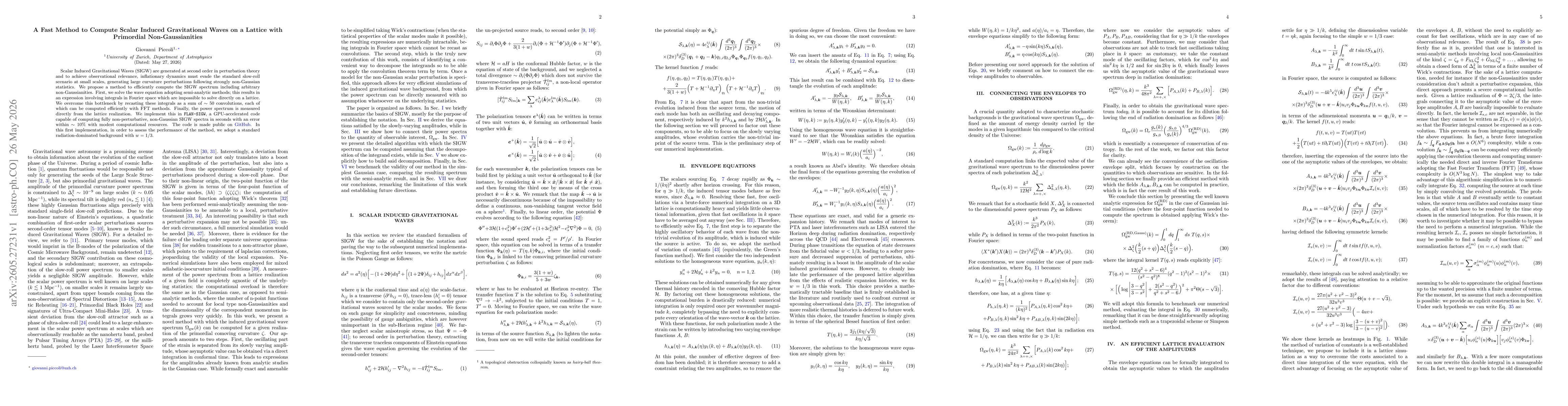 Thumbnail for A Fast Method to Compute Scalar Induced Gravitational Waves on a Lattice with Primordial Non-Gaussianities