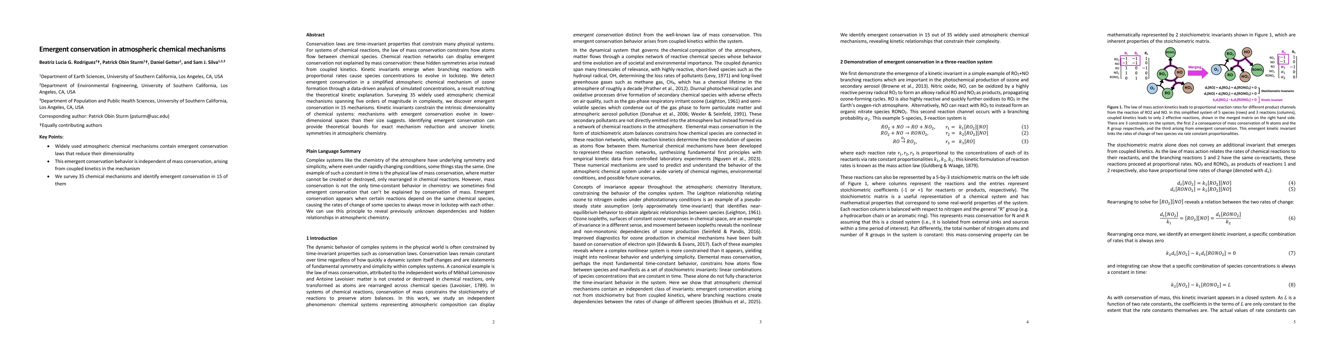 Thumbnail for Emergent conservation in atmospheric chemical mechanisms