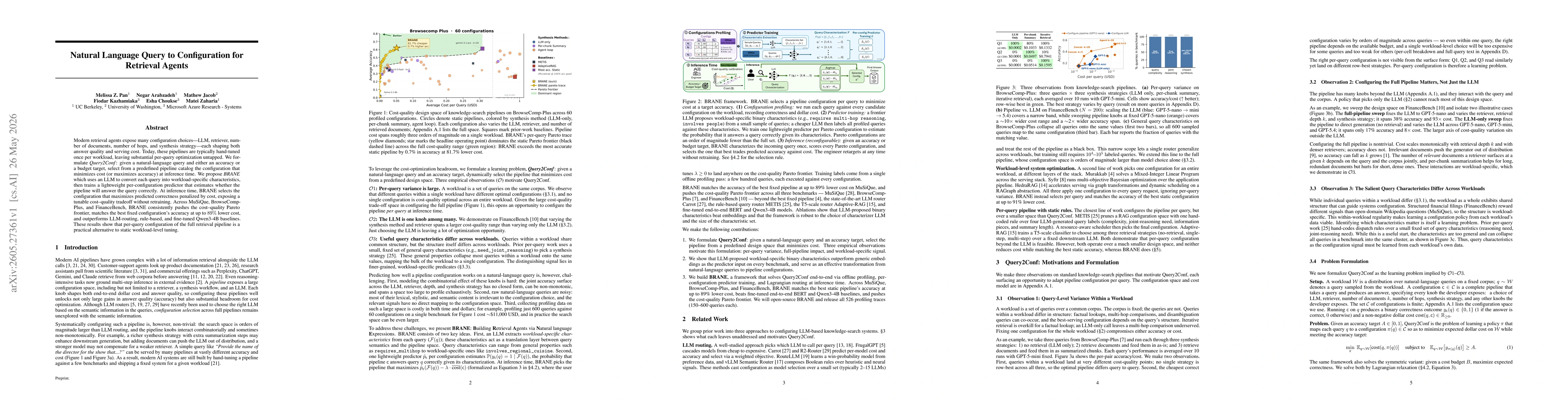 Thumbnail for Natural Language Query to Configuration for Retrieval Agents