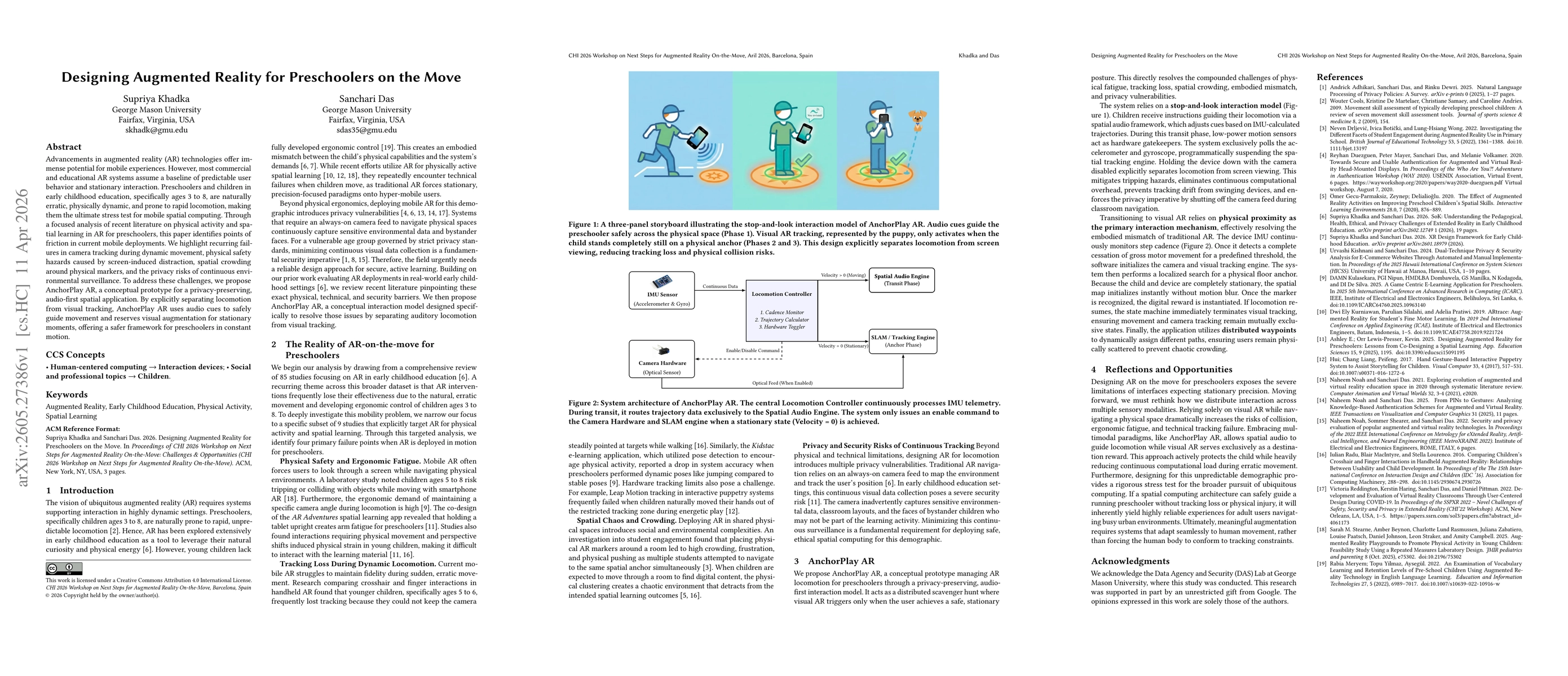 Thumbnail for Designing Augmented Reality for Preschoolers on the Move