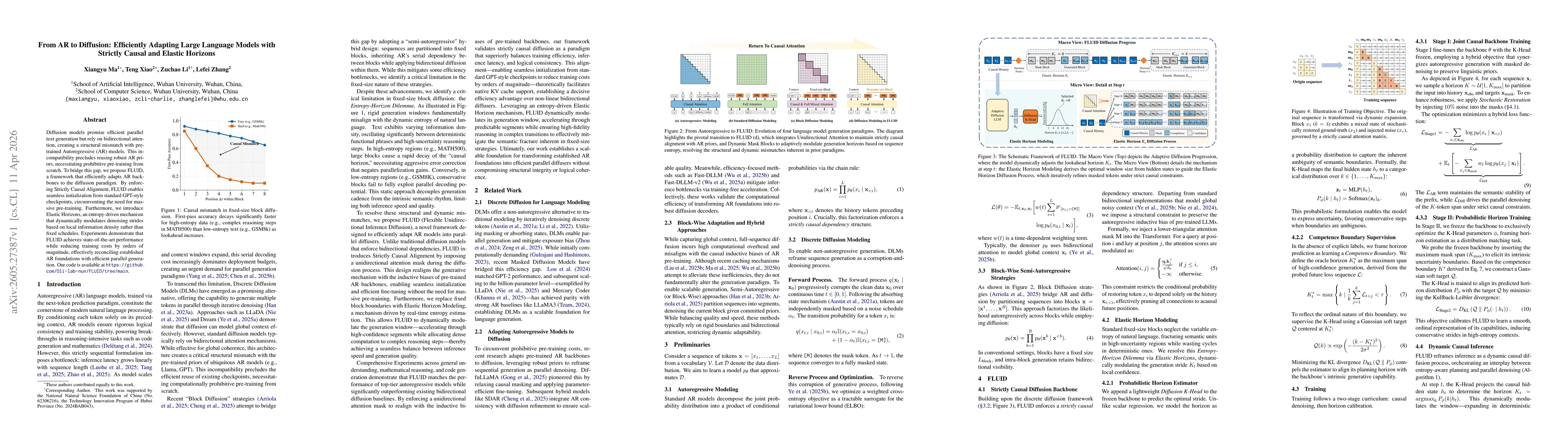 Thumbnail for From AR to Diffusion: Efficiently Adapting Large Language Models with Strictly Causal and Elastic Horizons