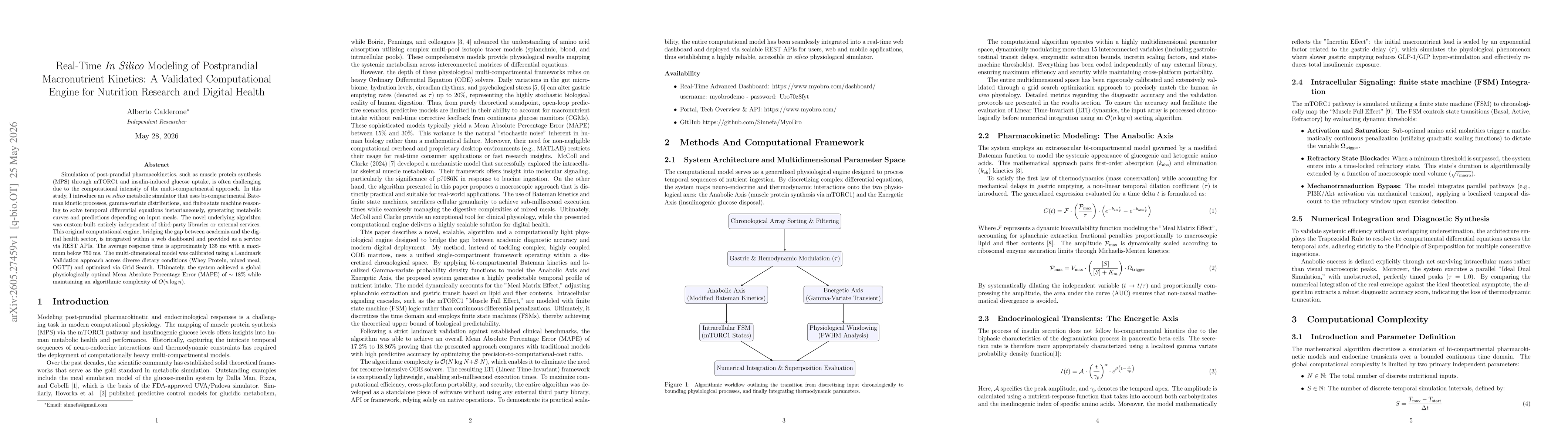 Thumbnail for Real-Time In Silico Modeling of Postprandial Macronutrient Kinetics: A Validated Computational Engine for Nutrition Research and Digital Health