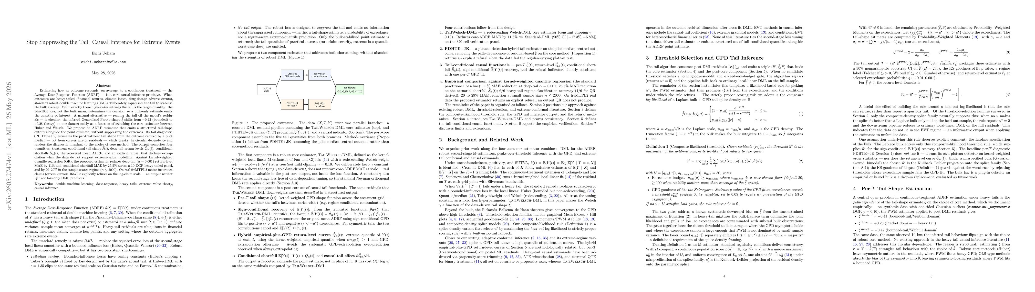 Thumbnail for Stop Suppressing the Tail: Causal Inference for Extreme Events