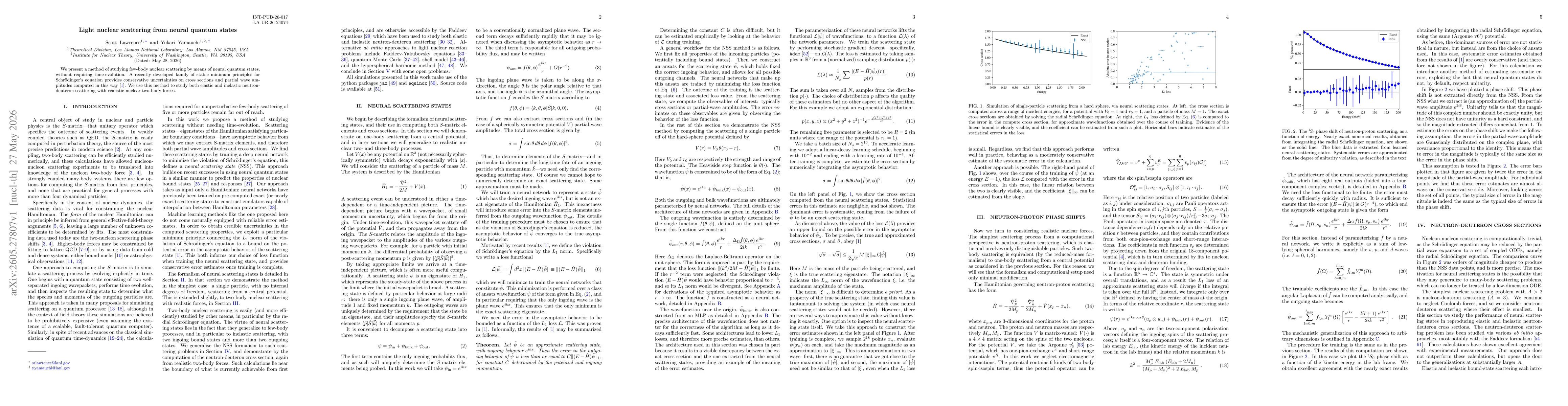 Thumbnail for Light nuclear scattering from neural quantum states