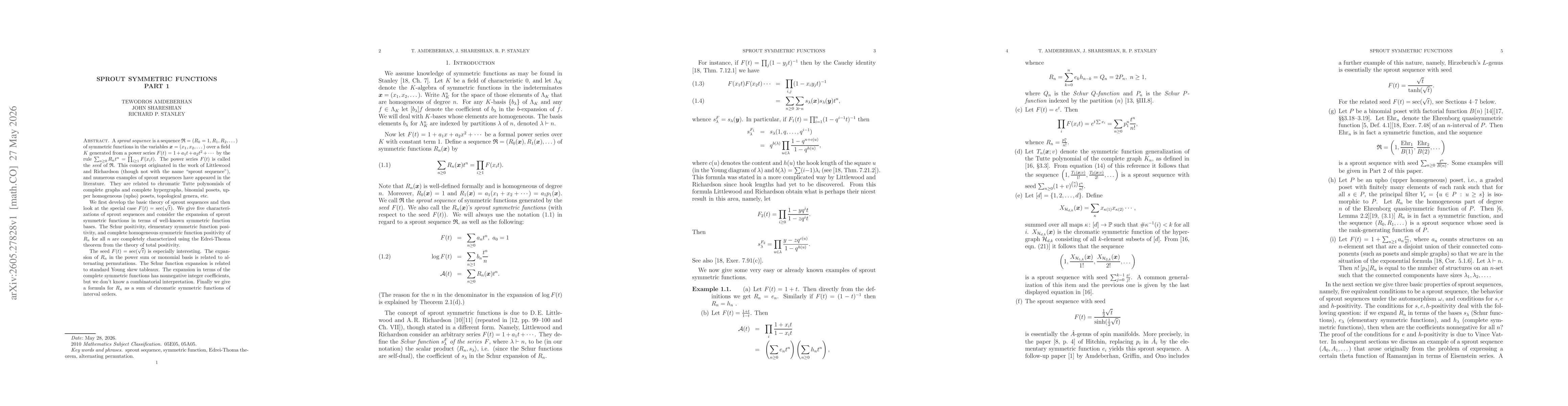 Thumbnail for Sprout Symmetric Functions: Part 1