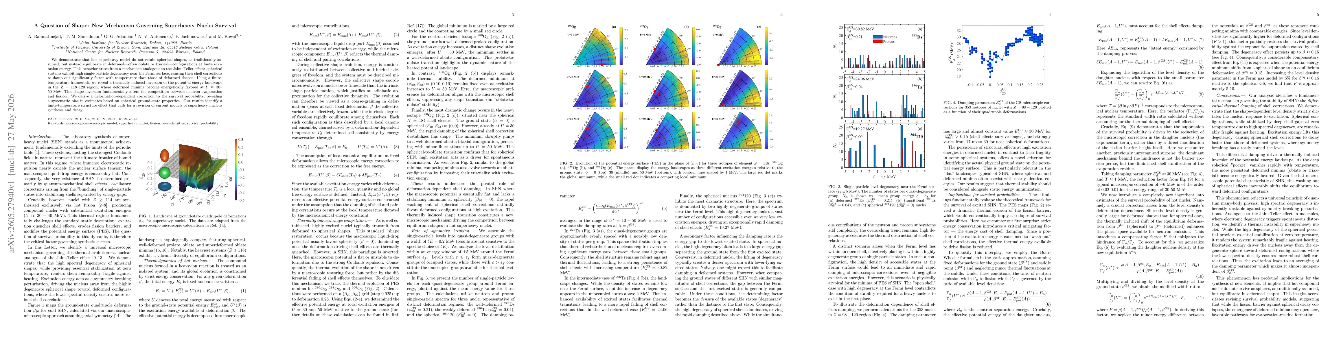 Thumbnail for A Question of Shape: New Mechanism Governing Superheavy Nuclei Survival