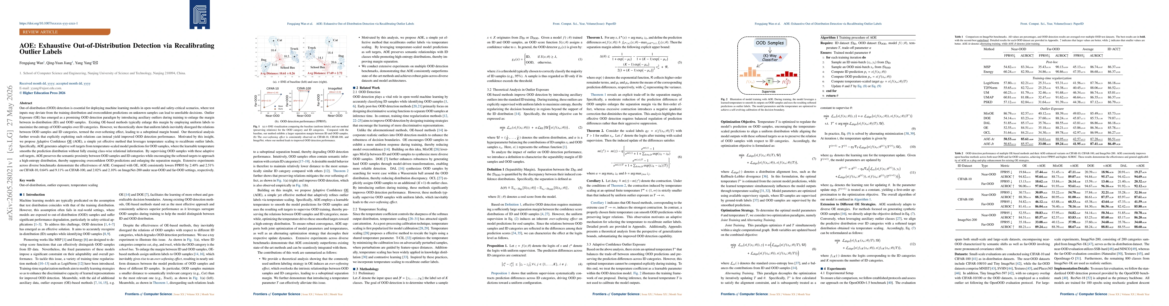 Thumbnail for AOE: Exhaustive Out-of-Distribution Detection via Recalibrating Outlier Labels