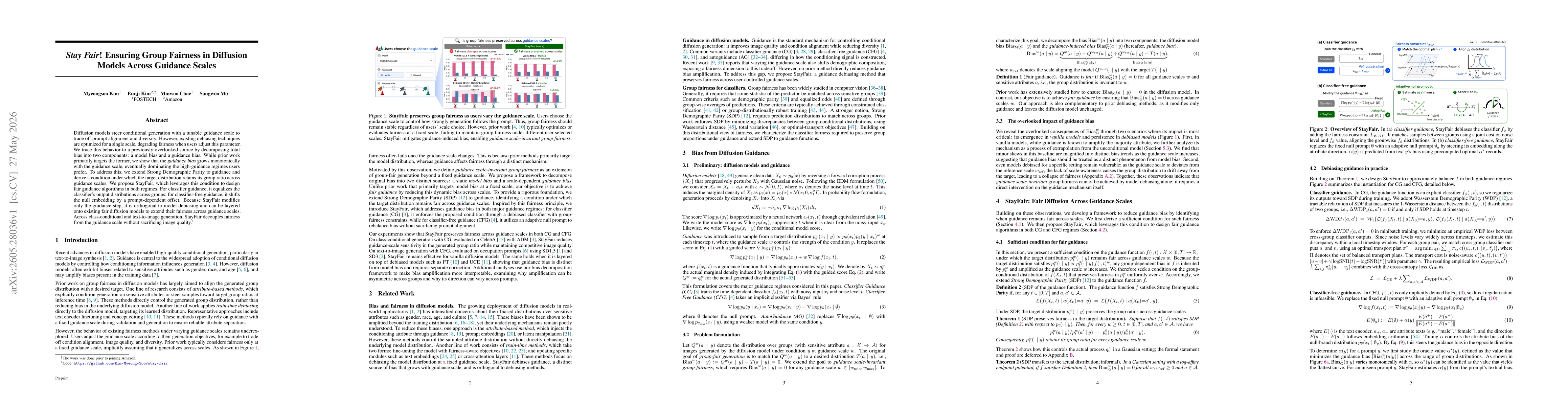 Thumbnail for Stay Fair! Ensuring Group Fairness in Diffusion Models Across Guidance Scales