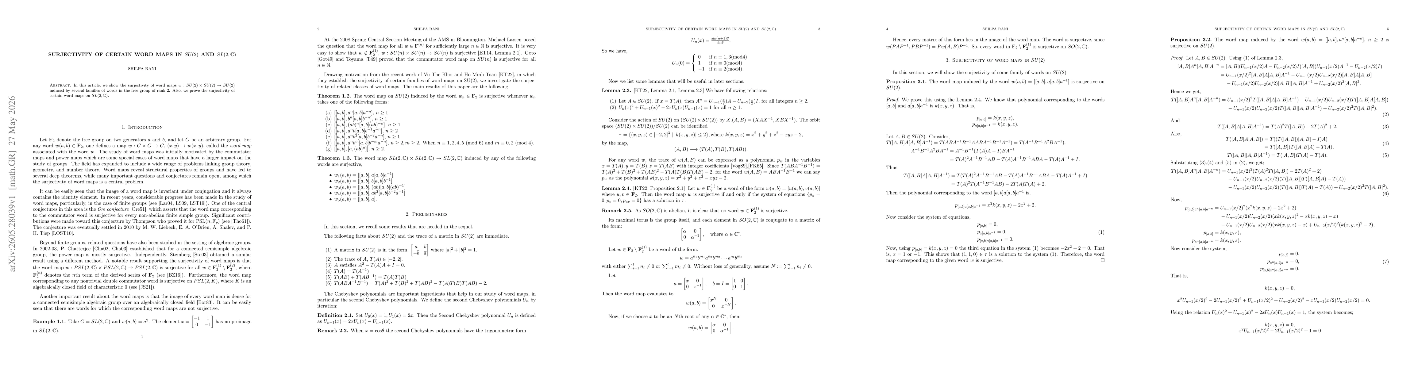 Thumbnail for Surjectivity of certain word maps on SU(2) and SL(2,C)