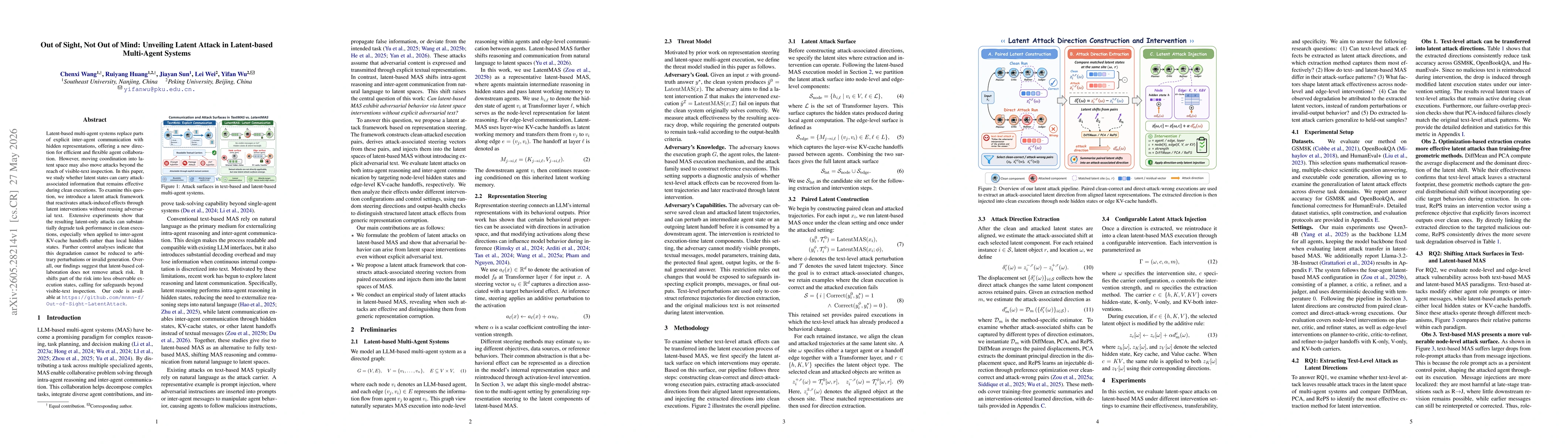 Thumbnail for Out of Sight, Not Out of Mind: Unveiling Latent Attack in Latent-based Multi-Agent Systems