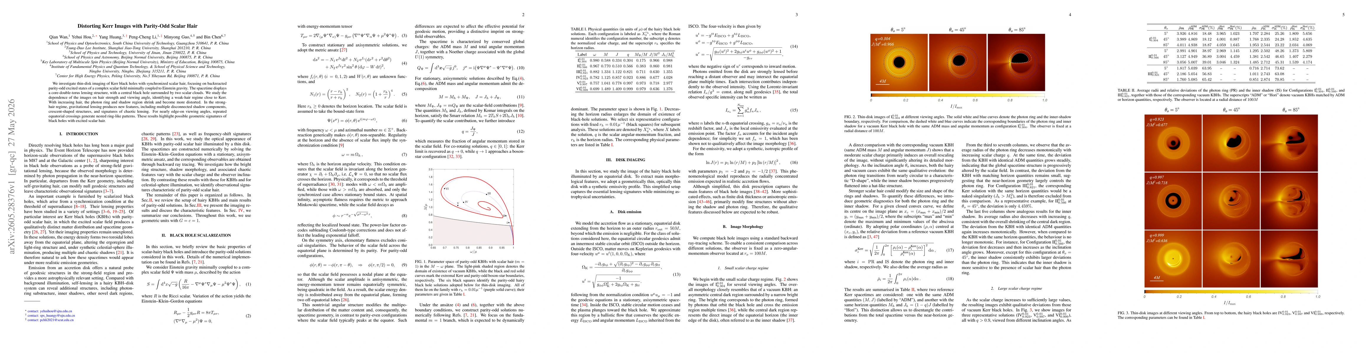 Thumbnail for Distorting Kerr Images with Parity-Odd Scalar Hair