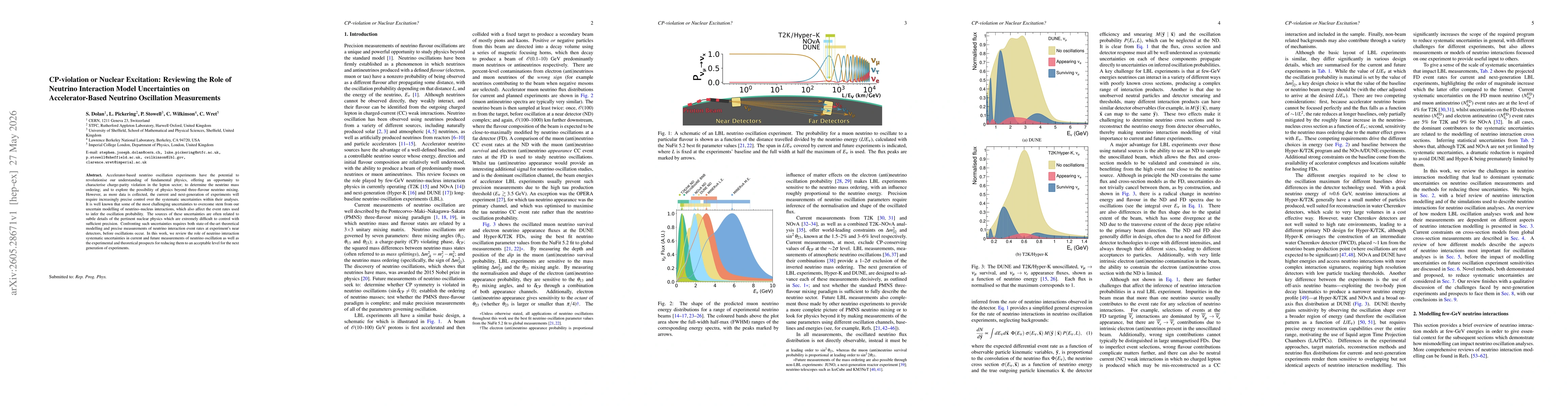 Thumbnail for CP-violation or Nuclear Excitation: Reviewing the Role of Neutrino Interaction Model Uncertainties on Accelerator-Based Neutrino Oscillation Measurements