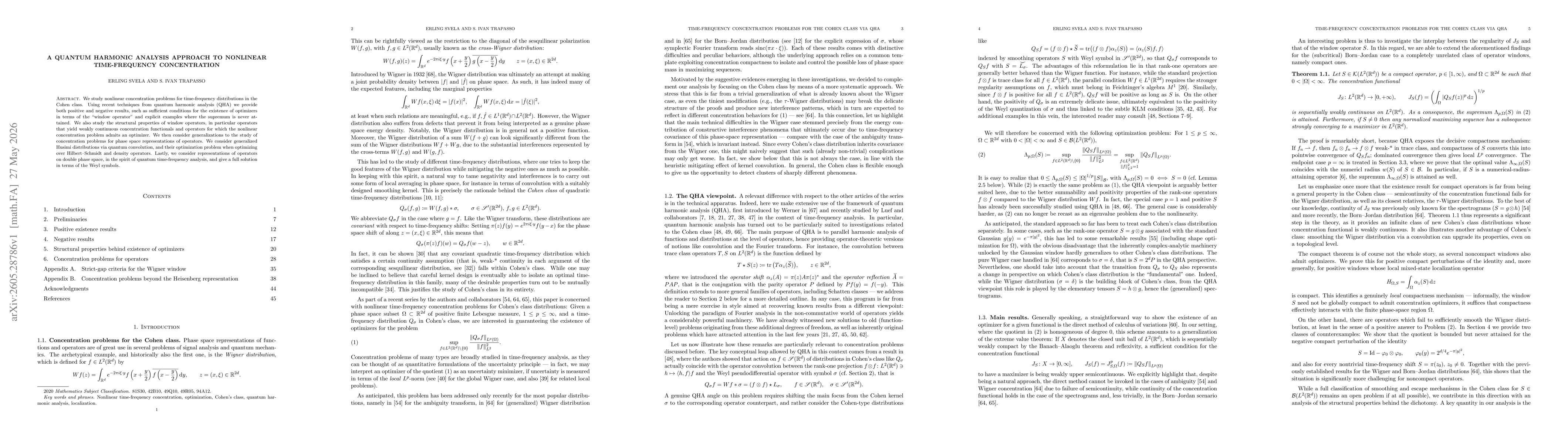 Thumbnail for A quantum harmonic analysis approach to nonlinear time-frequency concentration
