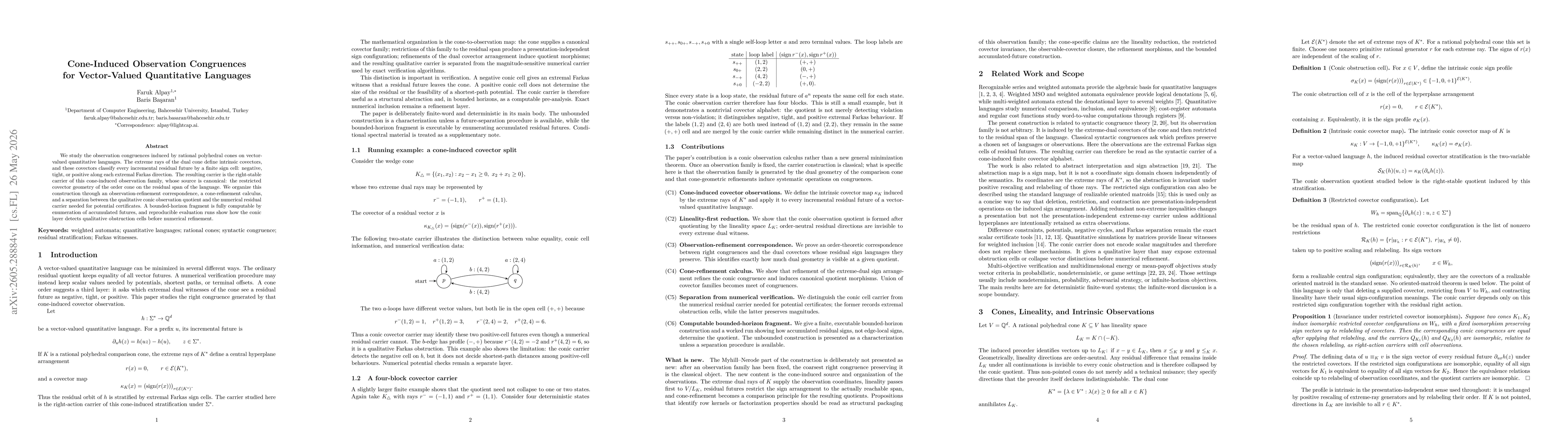 Thumbnail for Cone-Induced Observation Congruences for Vector-Valued Quantitative Languages