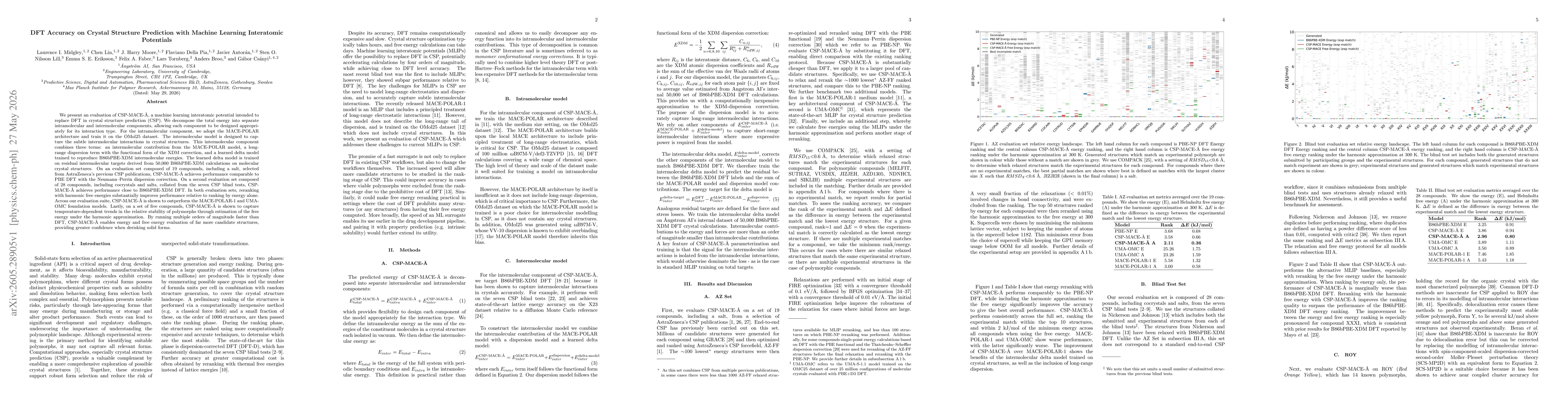 Thumbnail for DFT Accuracy on Crystal Structure Prediction with Machine Learning Interatomic Potentials