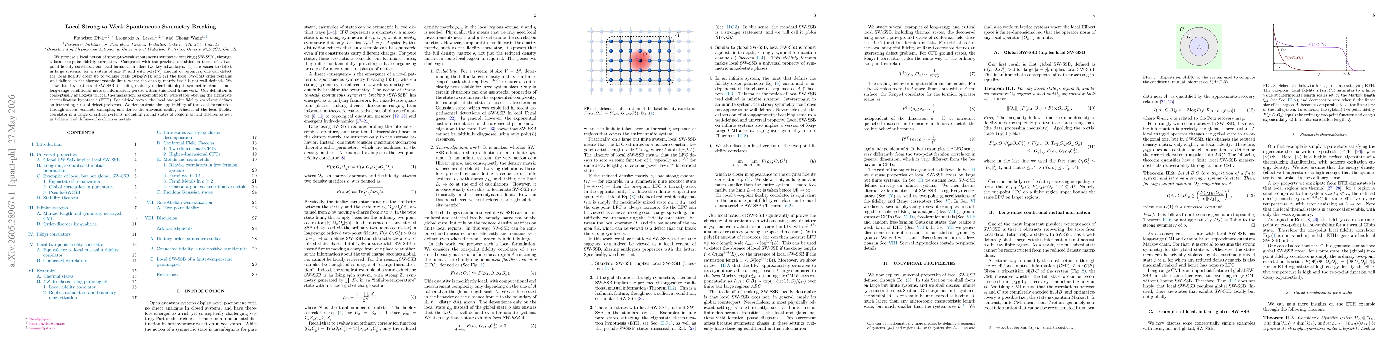 Thumbnail for Local Strong-to-Weak Spontaneous Symmetry Breaking
