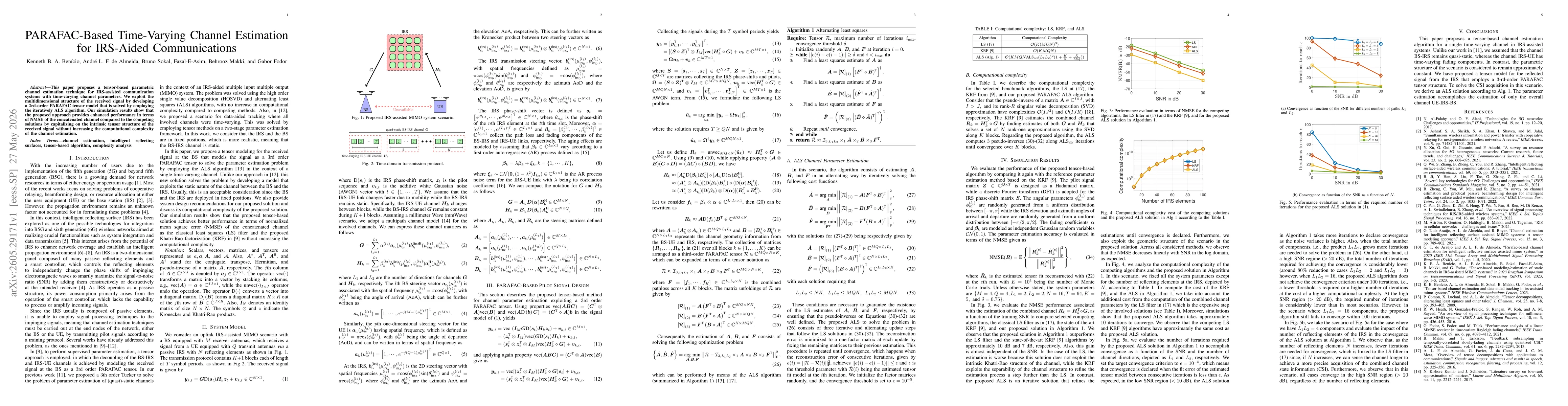 Thumbnail for PARAFAC-Based Time-Varying Channel Estimation for IRS-Aided Communications
