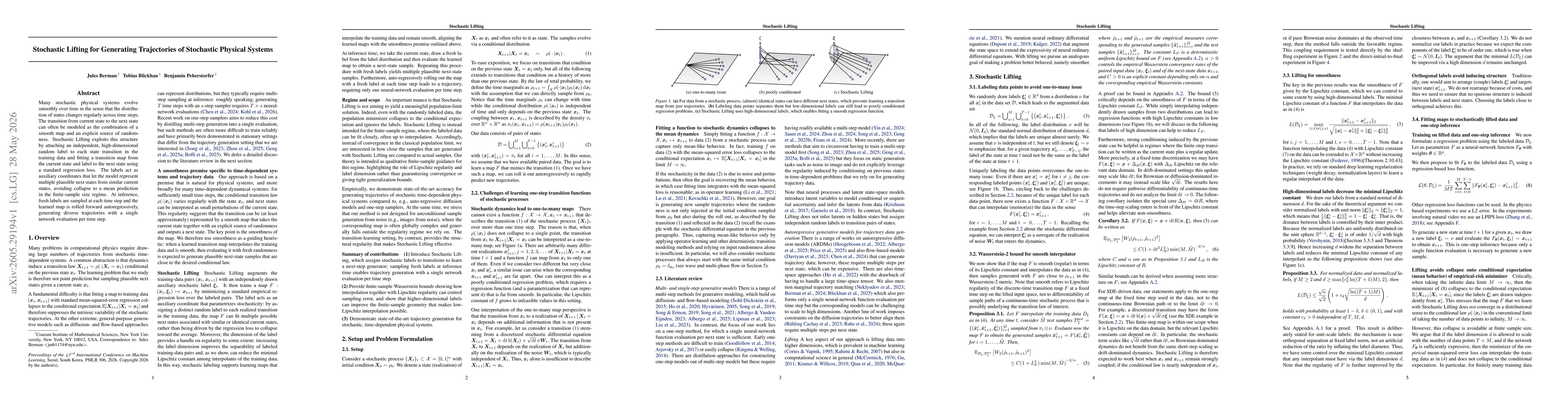 Thumbnail for Stochastic Lifting for Generating Trajectories of Stochastic Physical Systems