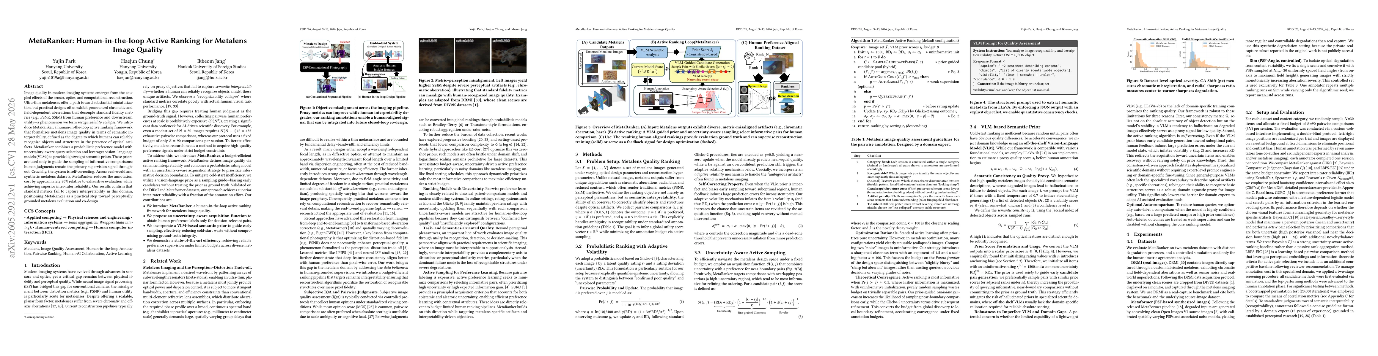 Thumbnail for MetaRanker: Human-in-the-loop Active Ranking for Metalens Image Quality