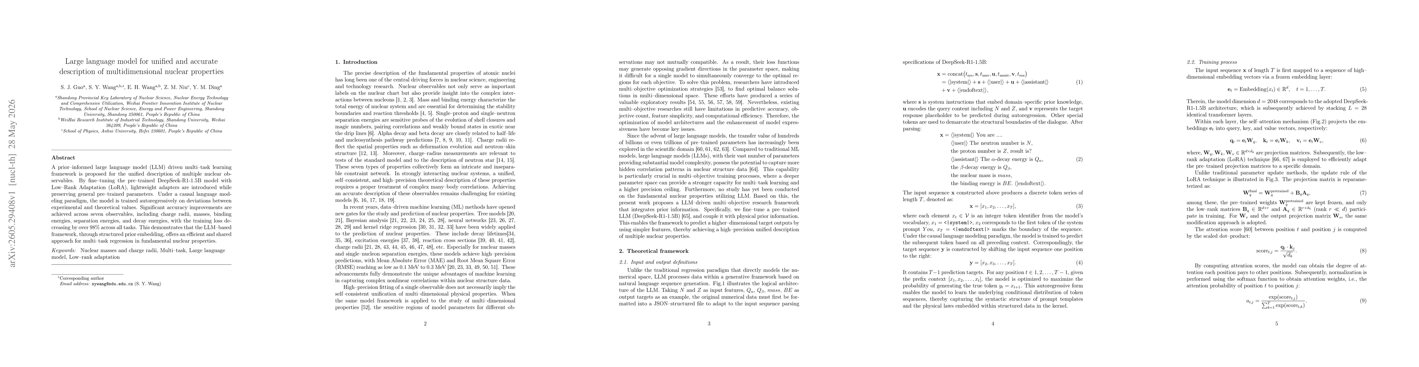 Thumbnail for Large language model for unified and accurate description of multidimensional nuclear properties
