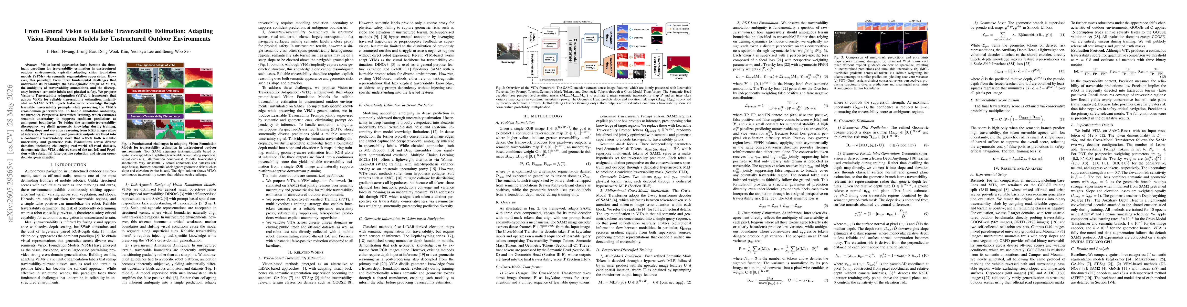 Thumbnail for From General Vision to Reliable Traversability Estimation: Adapting Vision Foundation Models for Unstructured Outdoor Environments
