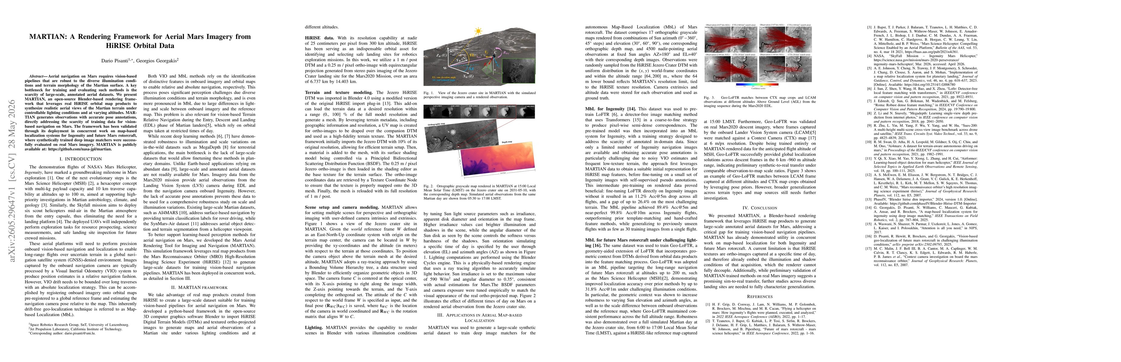 Thumbnail for MARTIAN: A Rendering Framework for Aerial Mars Imagery from HiRISE Orbital Data