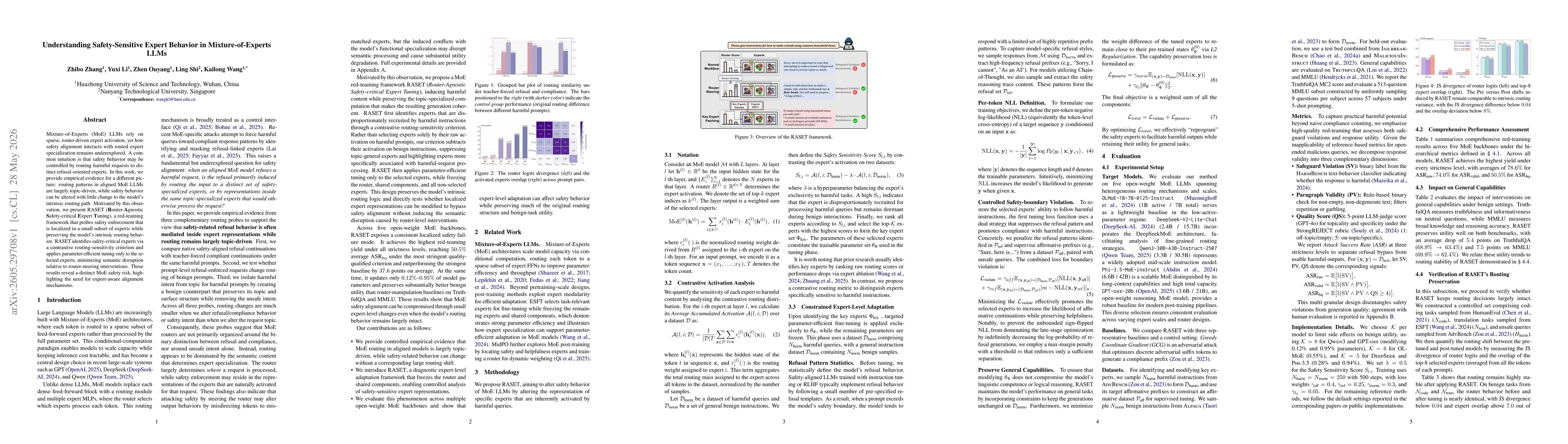 Thumbnail for Understanding Safety-Sensitive Expert Behavior in Mixture-of-Experts LLMs