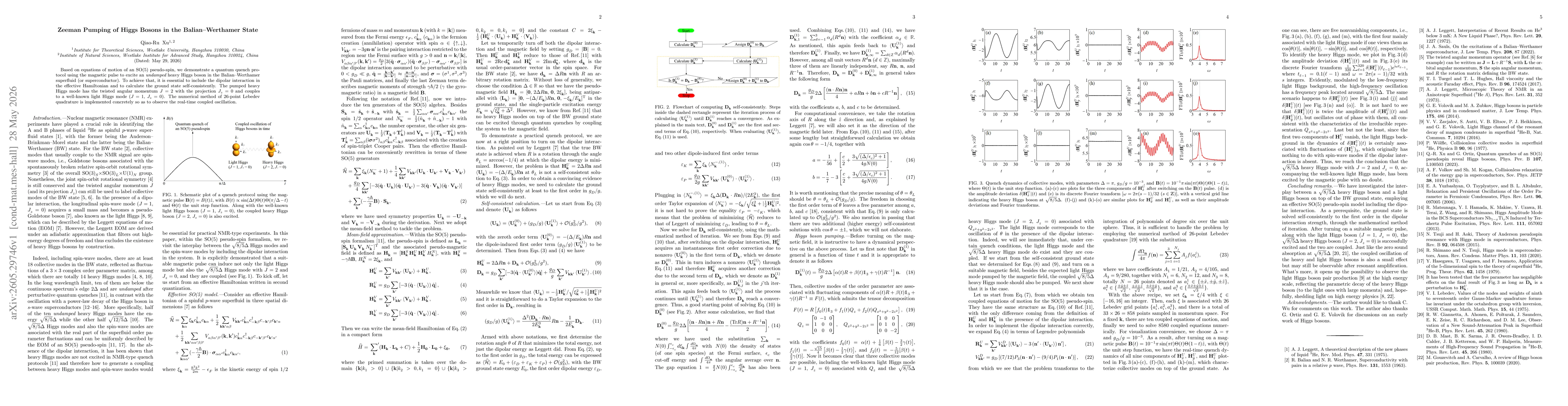 Thumbnail for Zeeman Pumping of Higgs Bosons in the Balian--Werthamer State