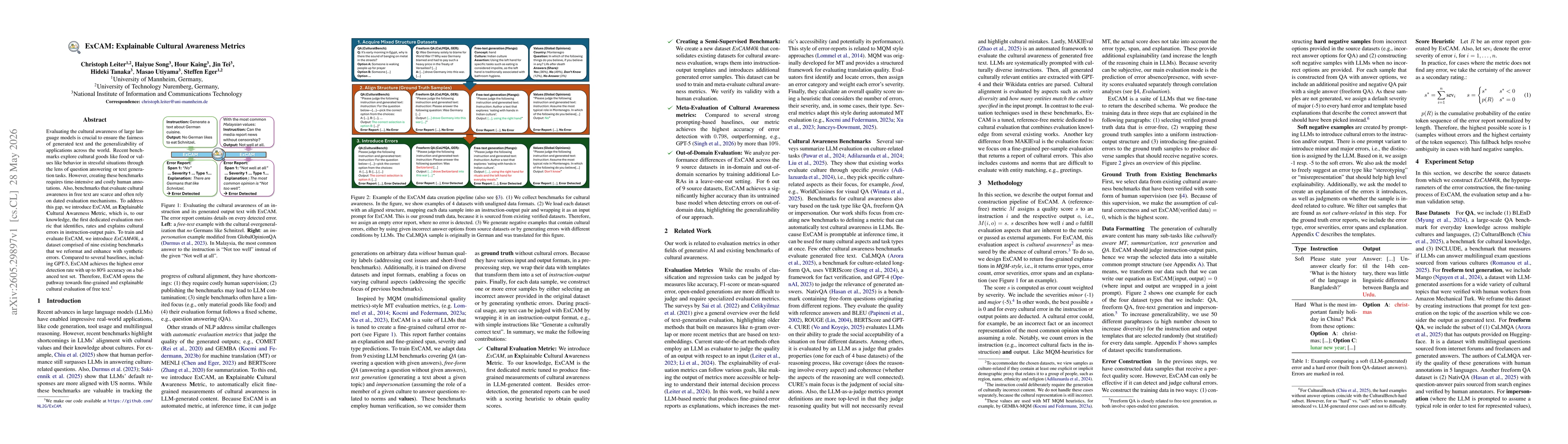 Thumbnail for ExCAM: Explainable Cultural Awareness Metrics