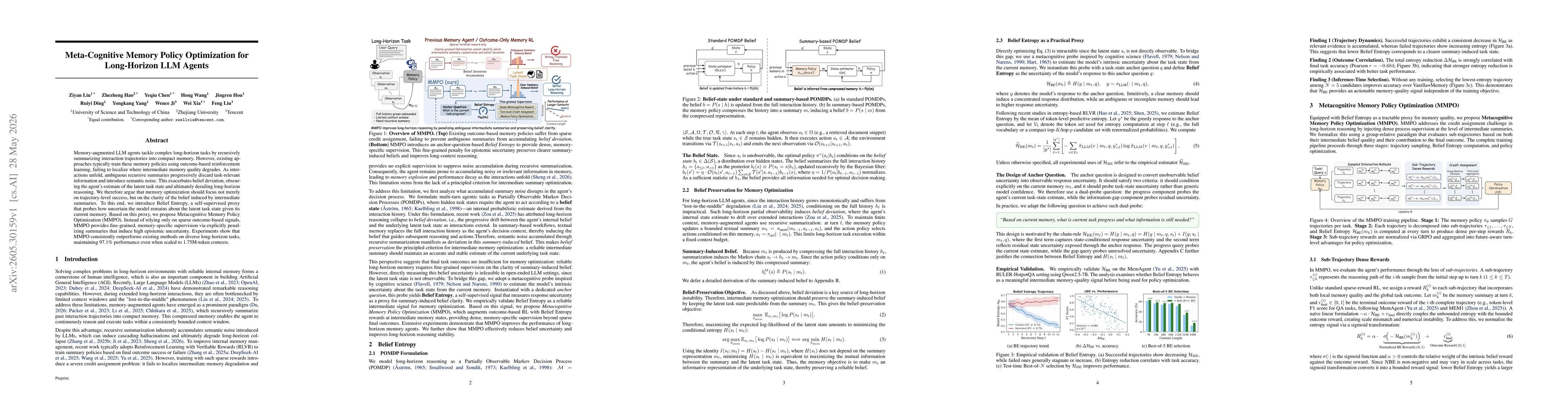 Thumbnail for Meta-Cognitive Memory Policy Optimization for Long-Horizon LLM Agents