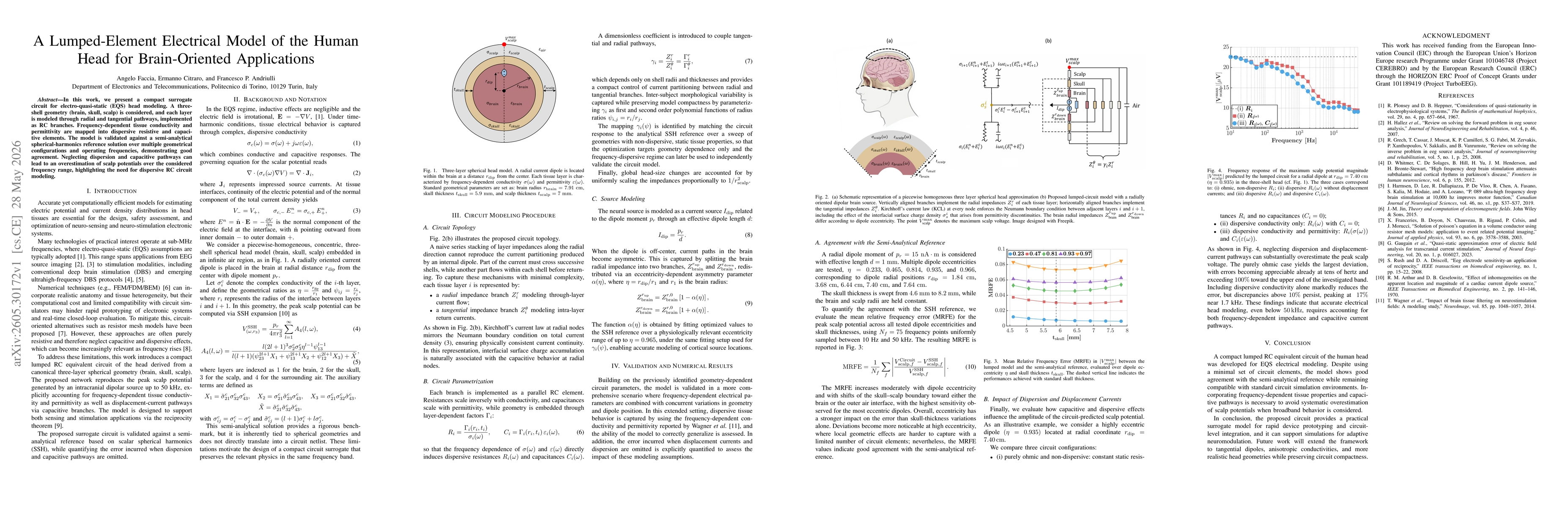 Thumbnail for A Lumped-Element Electrical Model of the Human Head for Brain-Oriented Applications