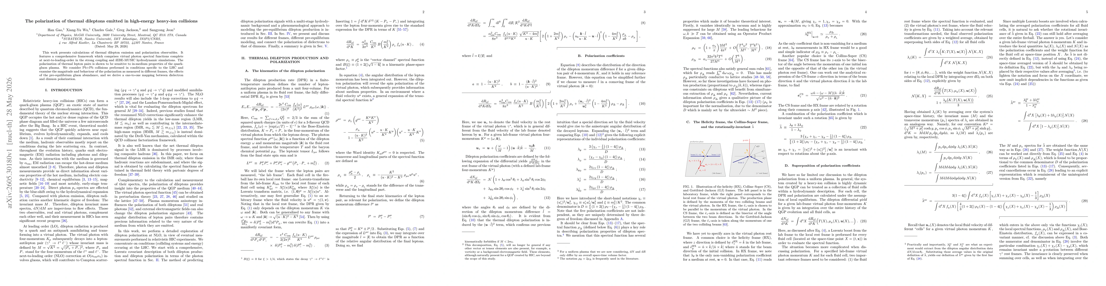 Thumbnail for The polarization of thermal dileptons emitted in high-energy heavy-ion collisions