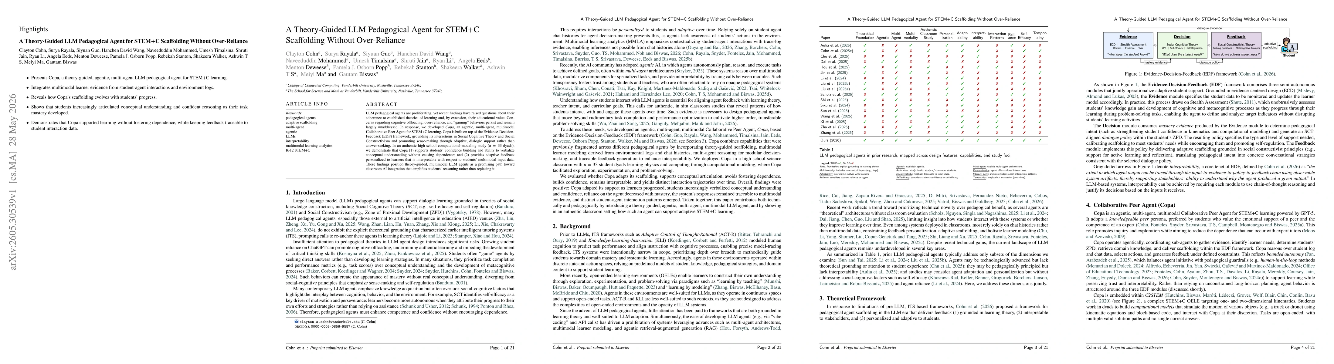 Thumbnail for A Theory-Guided LLM Pedagogical Agent for STEM+C Scaffolding Without Over-Reliance