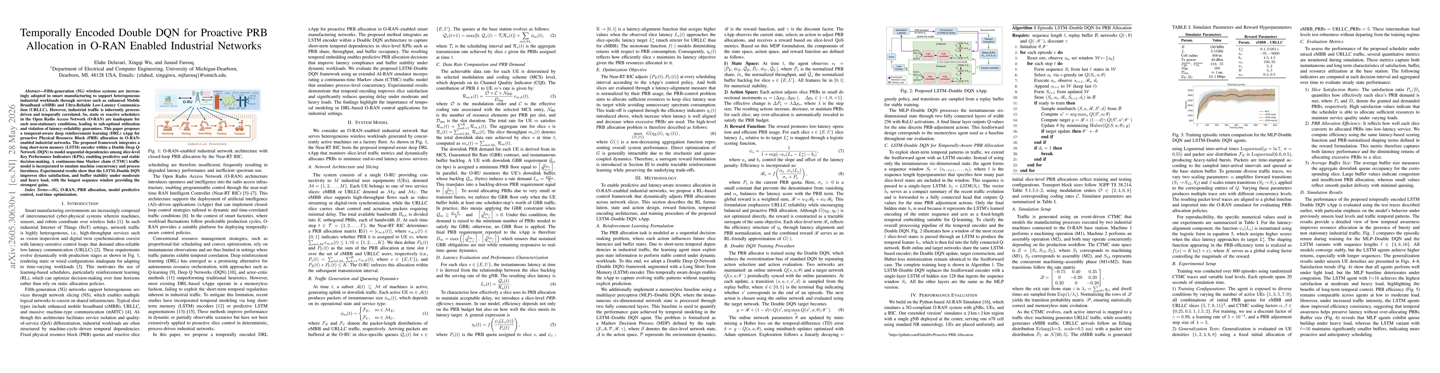 Thumbnail for Temporally Encoded Double DQN for Proactive PRB Allocation in O-RAN Enabled Industrial Networks