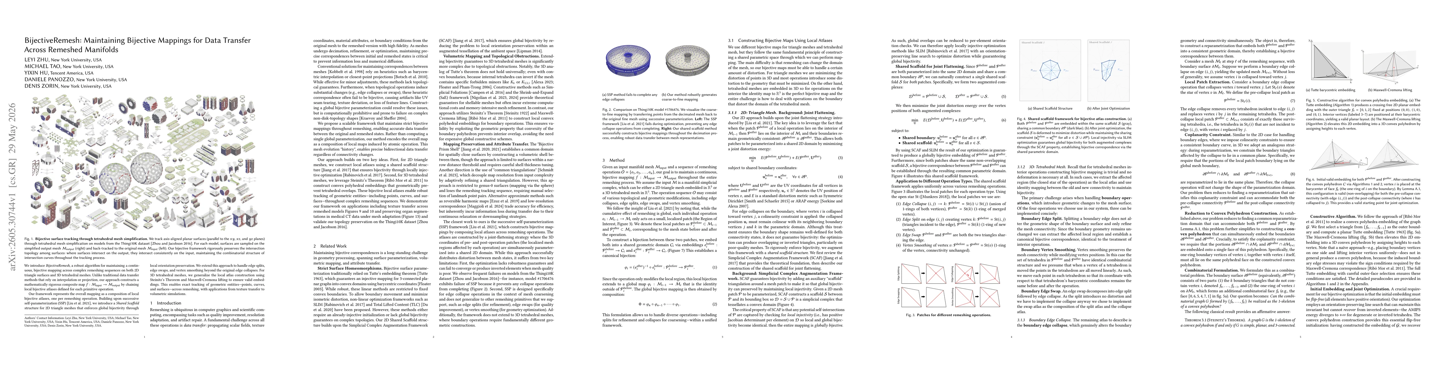 Thumbnail for BijectiveRemesh: Maintaining Bijective Mappings for Data Transfer Across Remeshed Manifolds