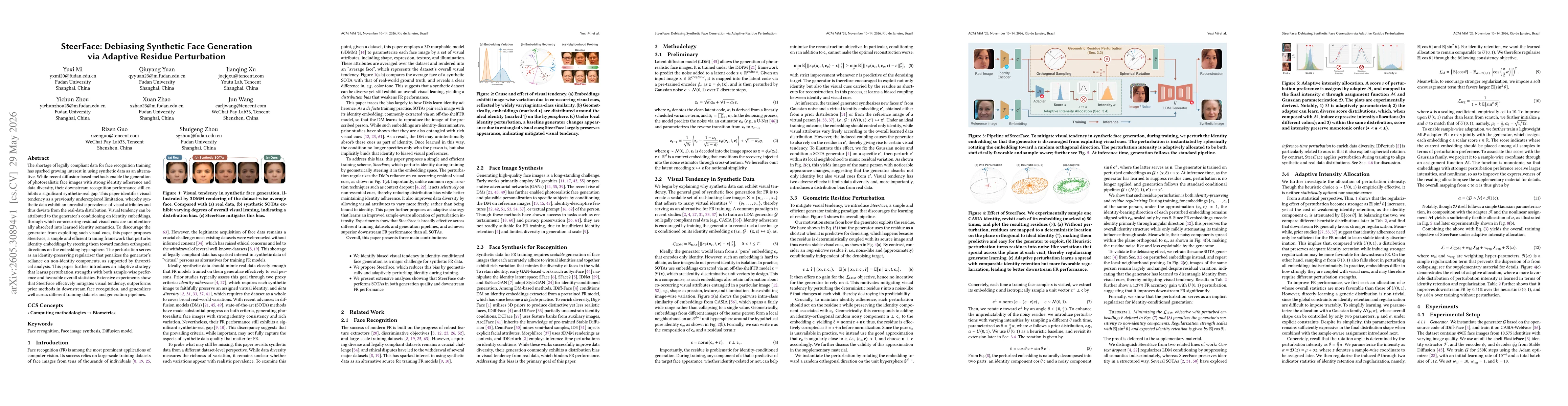 Thumbnail for SteerFace: Debiasing Synthetic Face Generation via Adaptive Residue Perturbation