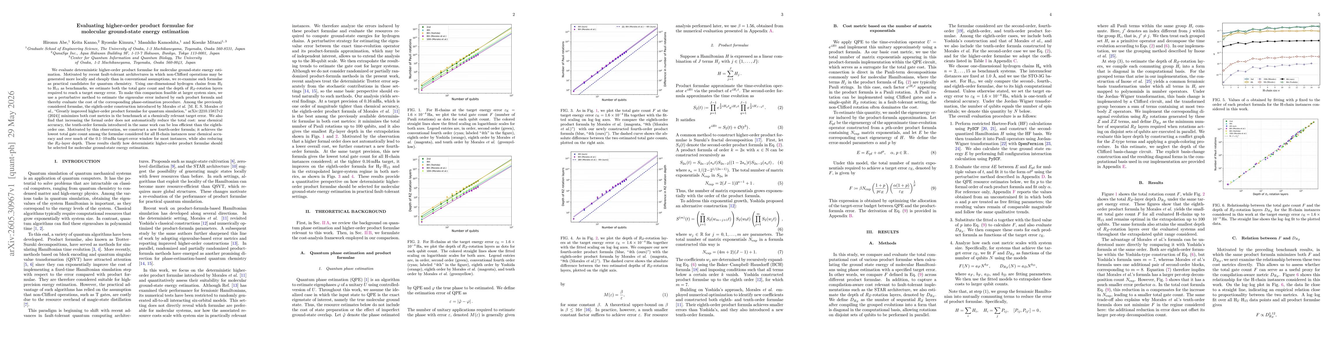 Thumbnail for Evaluating higher-order product formulae for molecular ground-state energy estimation