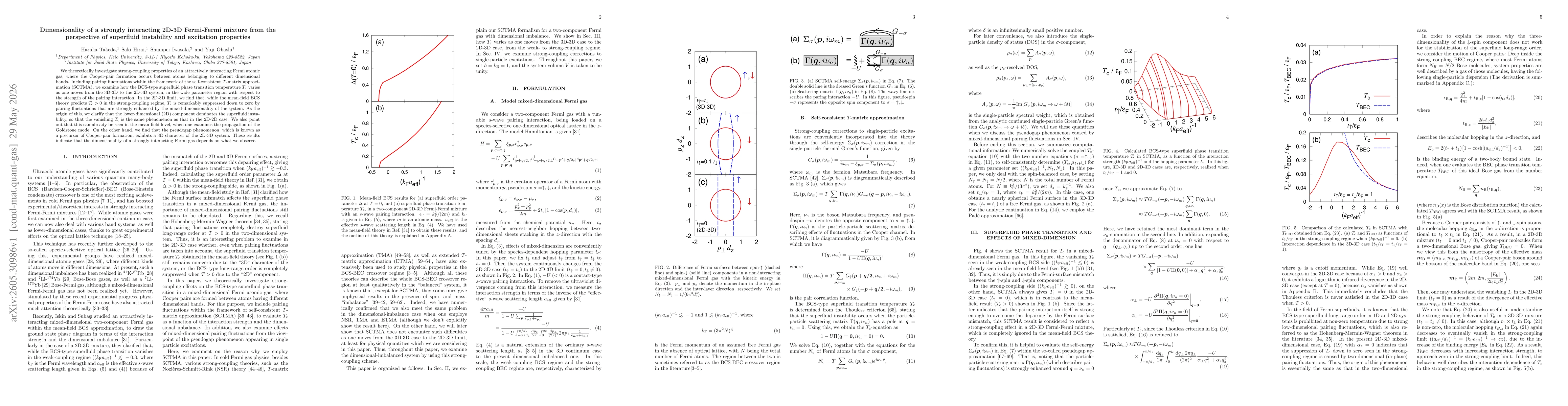 Thumbnail for Dimensionality of a strongly interacting 2D-3D Fermi-Fermi mixture from the perspective of superfluid instability and excitation properties