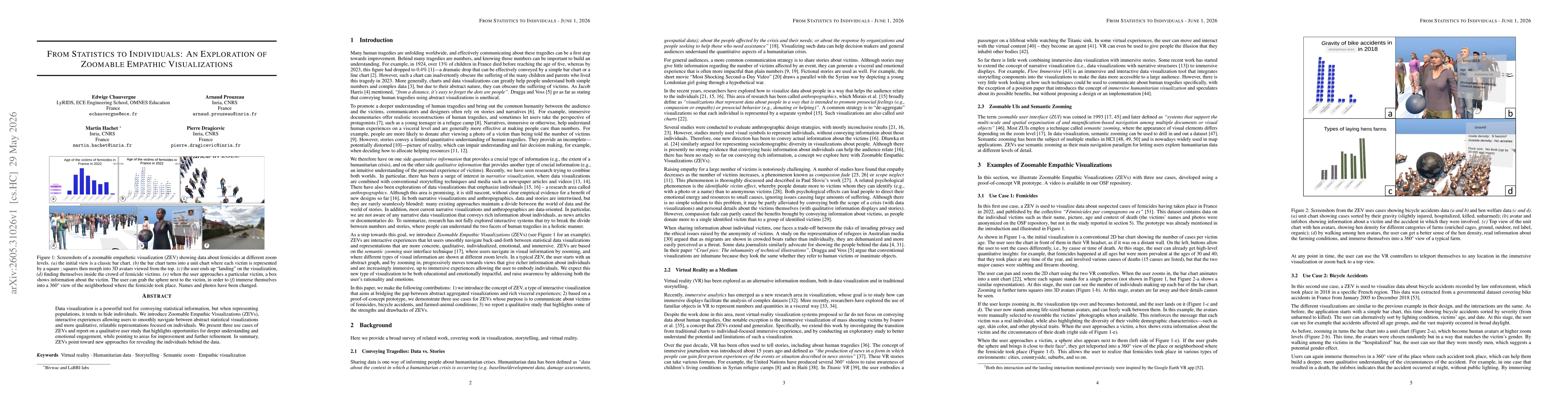 Thumbnail for From Statistics to Individuals: An Exploration of Zoomable Empathic Visualizations