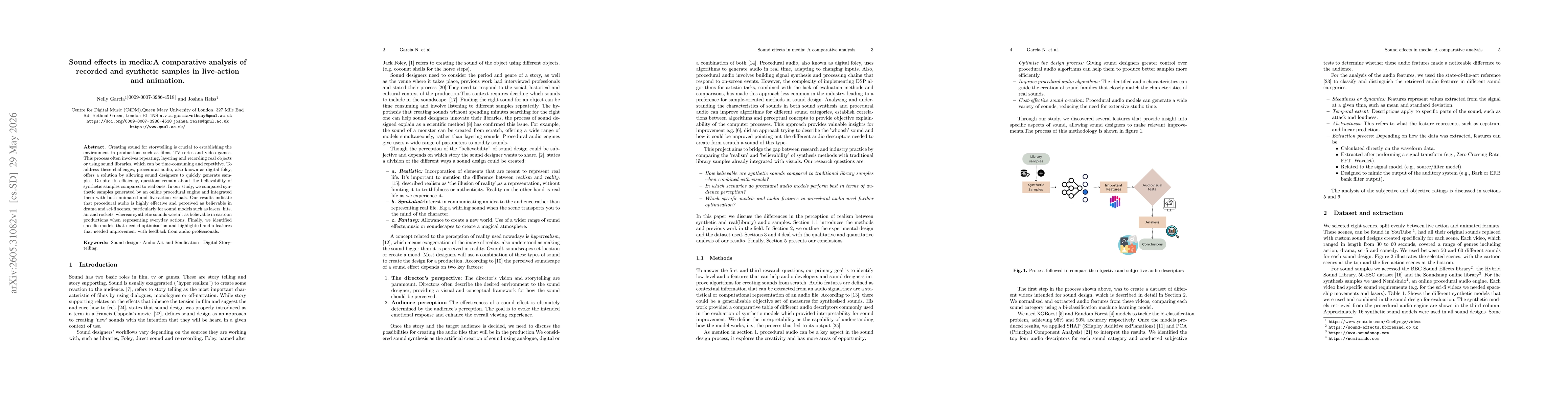 Thumbnail for Sound effects in media:A comparative analysis of recorded and synthetic samples in live-action and animation