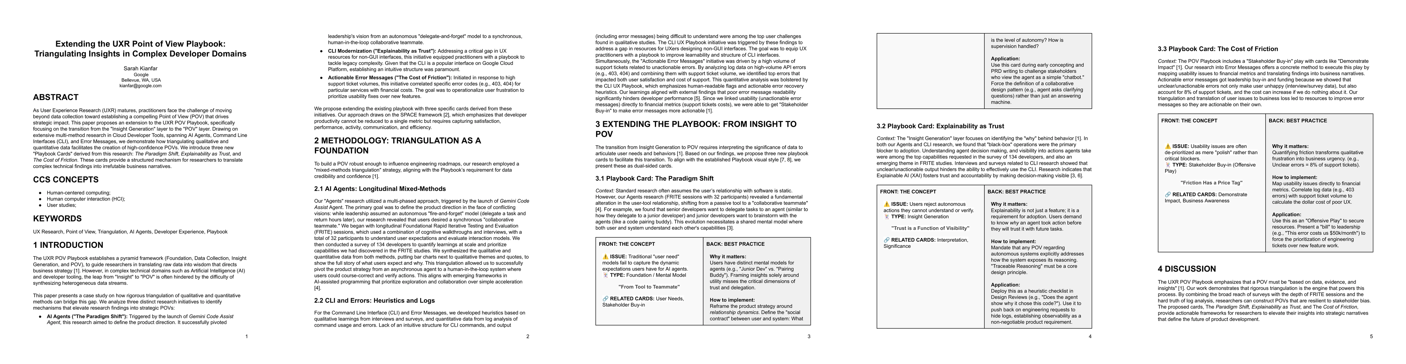 Thumbnail for Extending the UXR Point of View Playbook: Triangulating Insights in Complex Developer Domains